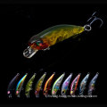 Minnow Bait 42mm 2.8g Fishing Hard Lures with Movable Steel Balls Lifelike 3D Fish Eyes